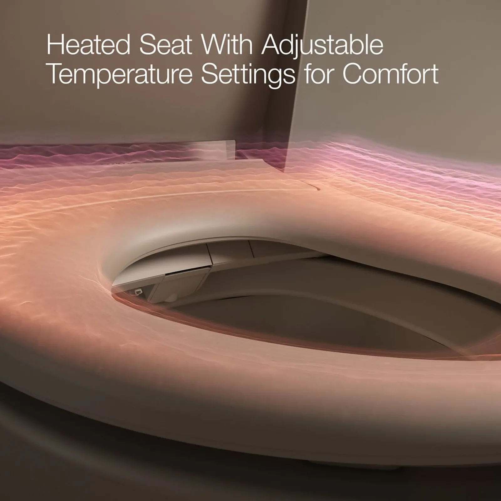 One-piece elongated smart toilet, dual-flush^Kohler