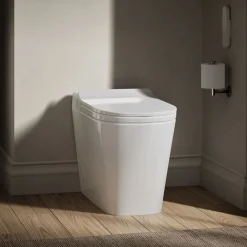 One-piece elongated smart toilet, dual-flush^Kohler