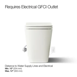 One-piece elongated smart toilet, dual-flush^Kohler