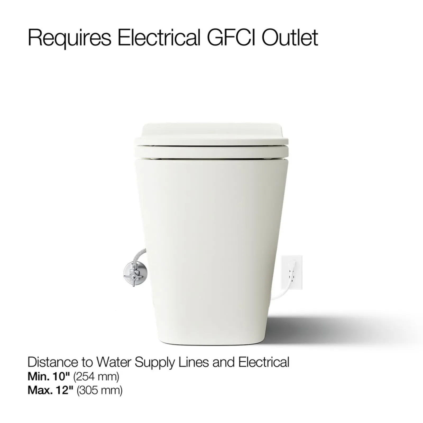 One-piece elongated smart toilet, dual-flush^Kohler
