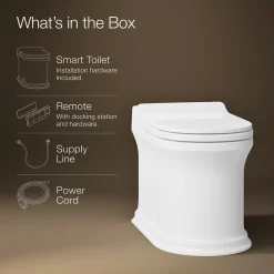 One-piece elongated smart toilet, dual-flush^Kohler Discount