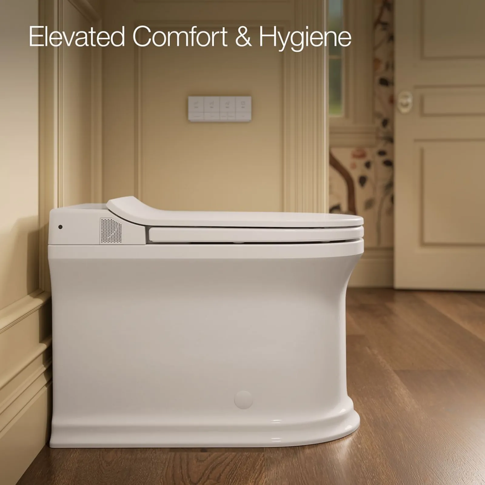 One-piece elongated smart toilet, dual-flush^Kohler Discount