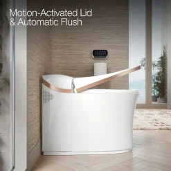 One-piece elongated smart toilet, dual-flush^Kohler Clearance