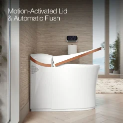 One-piece elongated smart toilet, dual-flush^Kohler Clearance