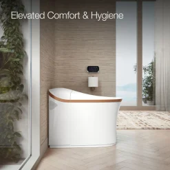 One-piece elongated smart toilet, dual-flush^Kohler Clearance
