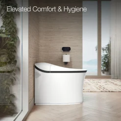 One-piece elongated smart toilet, dual-flush^Kohler Clearance