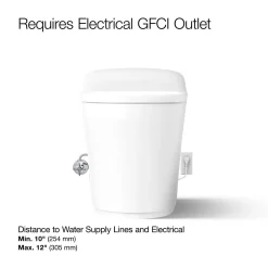 One-piece elongated smart toilet, dual-flush^Kohler Clearance