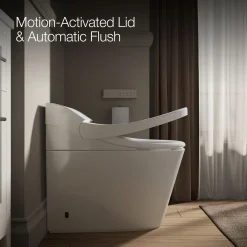 One-piece elongated smart toilet, dual-flush^Kohler New