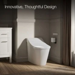One-piece elongated smart toilet, dual-flush^Kohler New