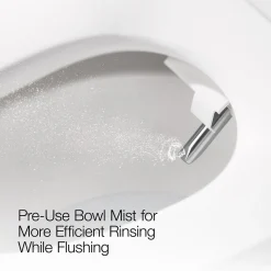 One-piece elongated smart toilet, dual-flush^Kohler Best