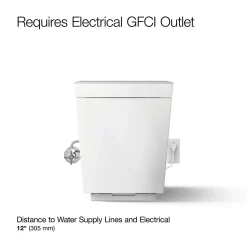 One-piece elongated smart toilet, dual-flush^Kohler Best