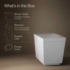 One-piece elongated smart toilet, dual-flush^Kohler Best