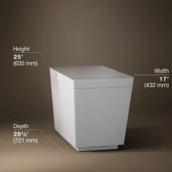One-piece elongated smart toilet, dual-flush^Kohler Best