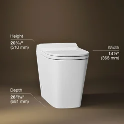 One-piece elongated toilet, dual-flush^Kohler Best