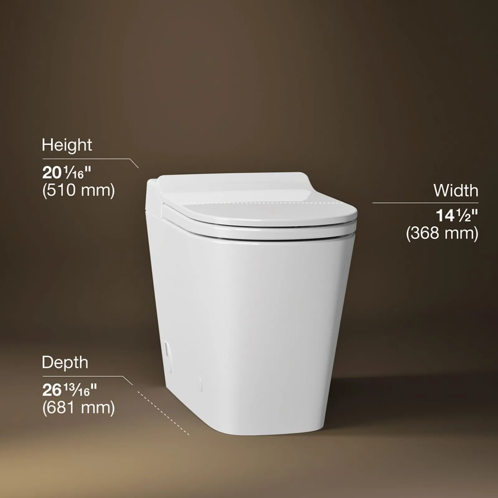 One-piece elongated toilet, dual-flush^Kohler Best