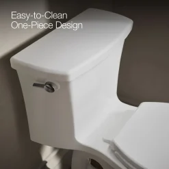 One-piece elongated toilet, 1.28 gpf^Kohler Hot