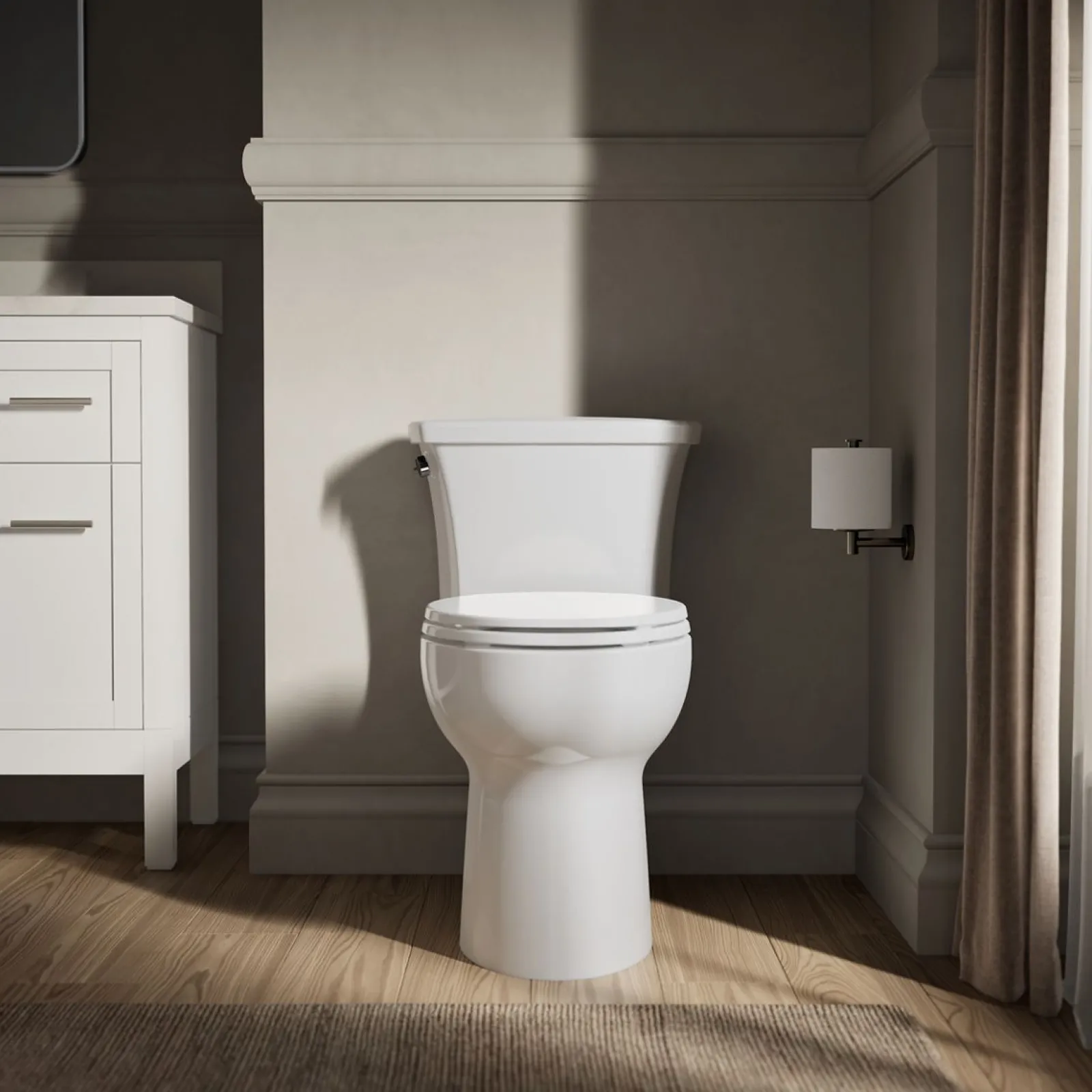 One-piece elongated toilet, 1.28 gpf^Kohler Hot