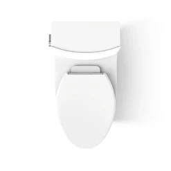 One-piece elongated toilet with skirted trapway, dual-flush^Kohler Hot