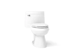 One-piece elongated toilet with concealed trapway, 1.28 gpf^Kohler Outlet