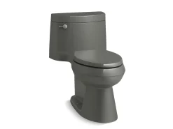 One-piece elongated toilet with concealed trapway, 1.28 gpf^Kohler Outlet