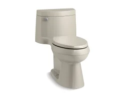 One-piece elongated toilet with concealed trapway, 1.28 gpf^Kohler Outlet