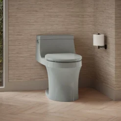 One-piece round-front toilet, 1.28 gpf^Kohler