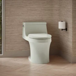 One-piece round-front toilet, 1.28 gpf^Kohler