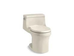 One-piece round-front toilet, 1.28 gpf^Kohler