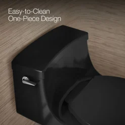 One-piece round-front toilet, 1.28 gpf^Kohler