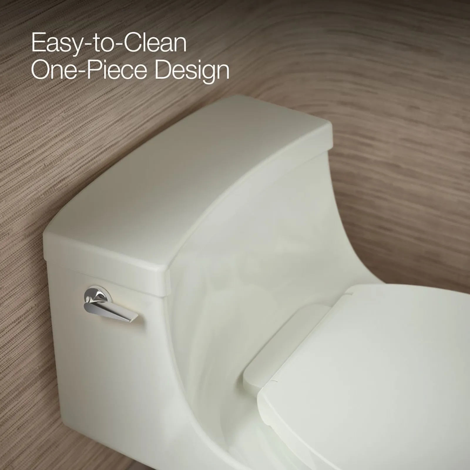 One-piece round-front toilet, 1.28 gpf^Kohler