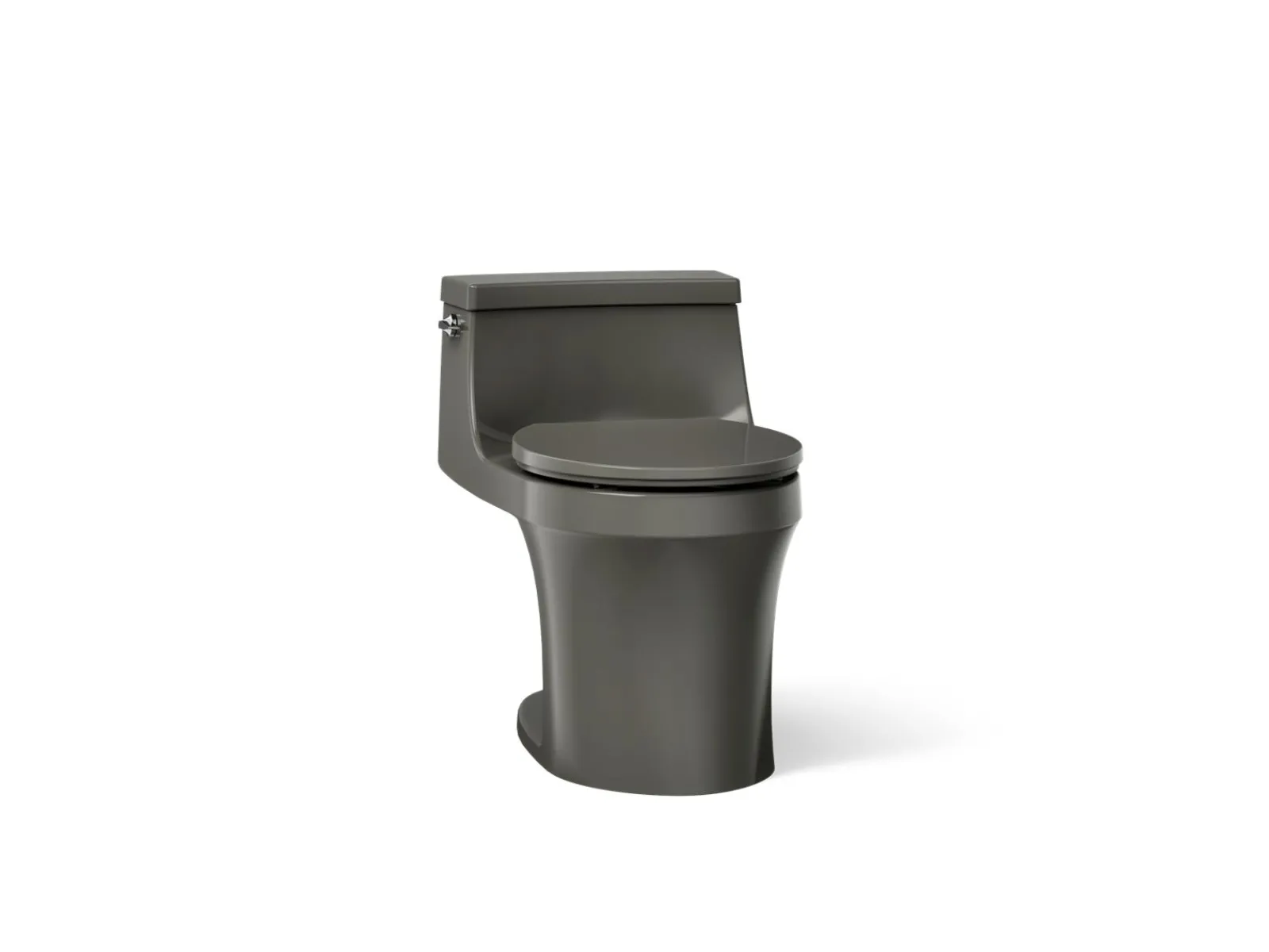 One-piece round-front toilet, 1.28 gpf^Kohler