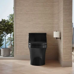 One-piece round-front toilet, 1.28 gpf^Kohler