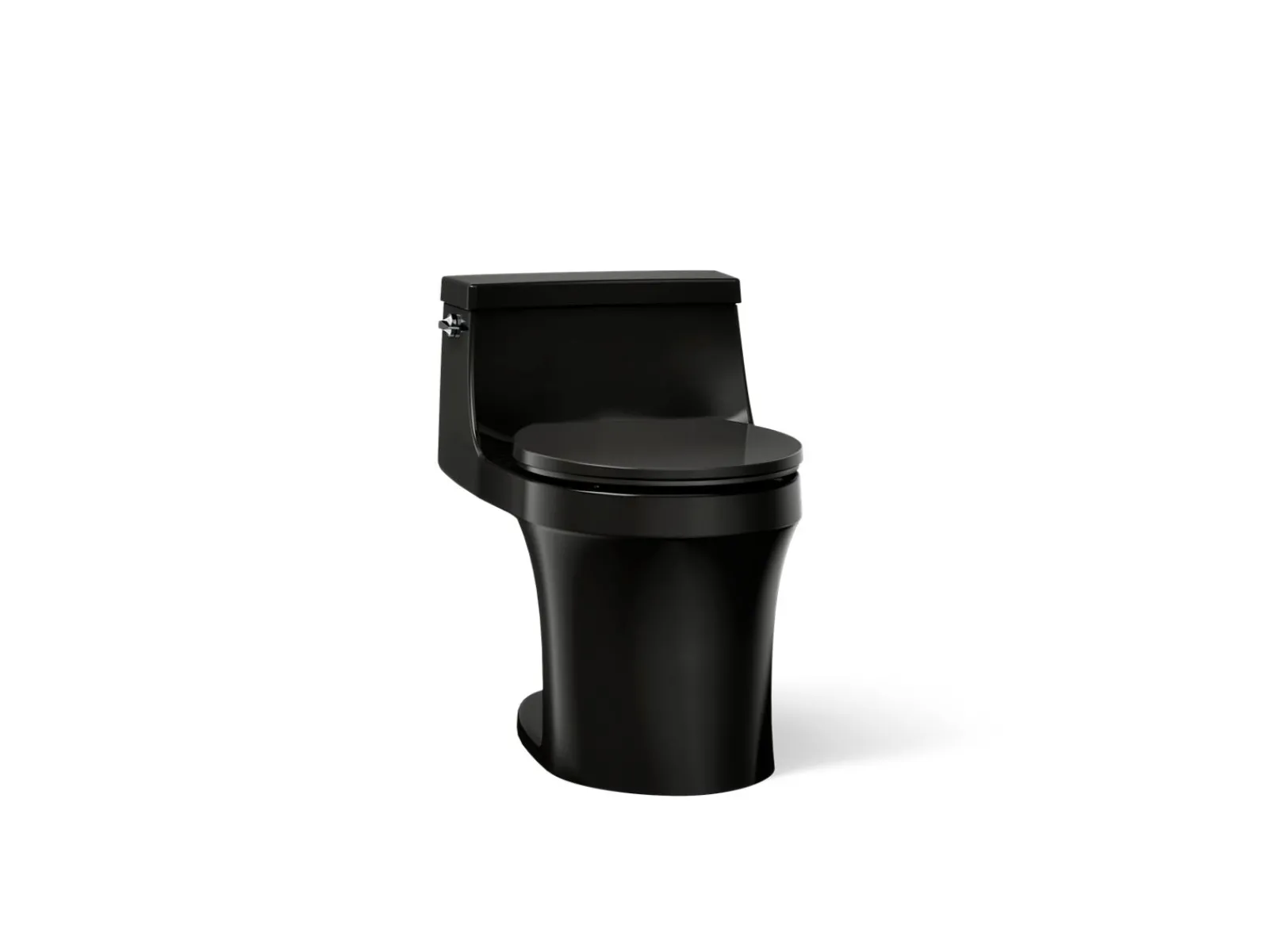 One-piece round-front toilet, 1.28 gpf^Kohler