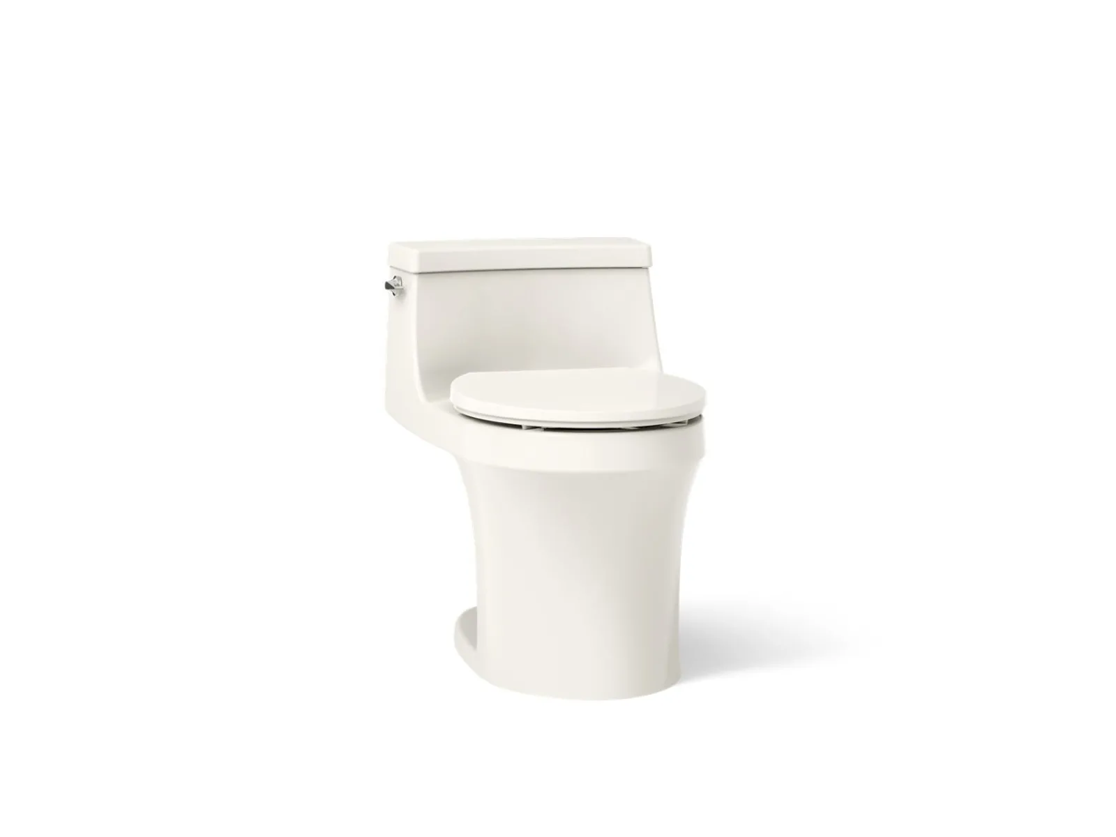 One-piece round-front toilet, 1.28 gpf^Kohler