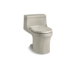 One-piece round-front toilet, 1.28 gpf^Kohler