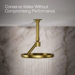 Open Rain iconic single-function rainhead, 2.5 gpm^Kohler Hot