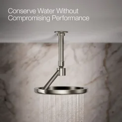 Open Rain iconic single-function rainhead, 2.5 gpm^Kohler Hot