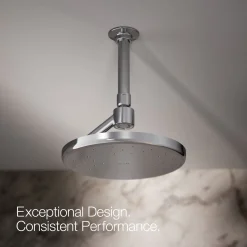Open Rain iconic single-function rainhead, 2.5 gpm^Kohler Hot