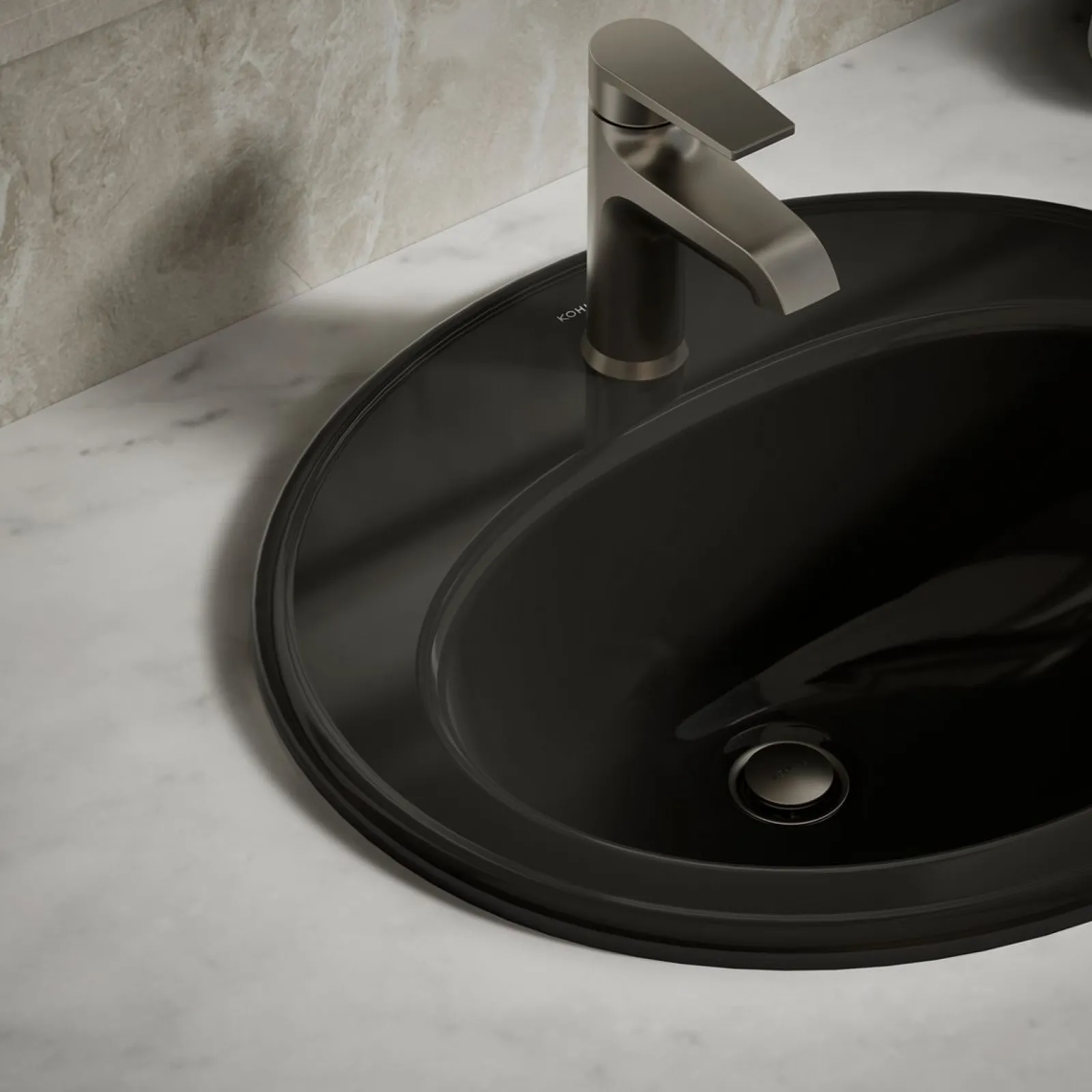 20-1/4" oval drop-in bathroom sink^Kohler Outlet