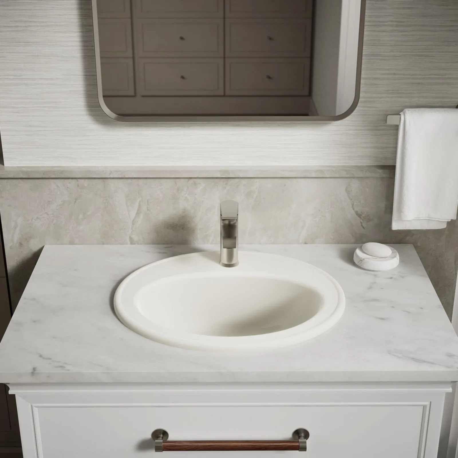 20-1/4" oval drop-in bathroom sink^Kohler Outlet