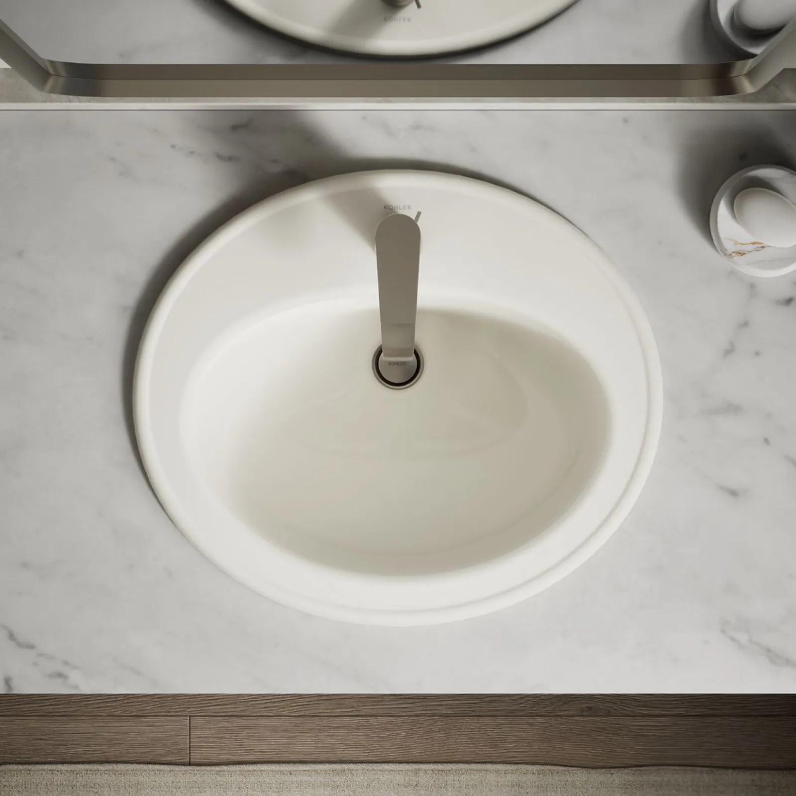 20-1/4" oval drop-in bathroom sink^Kohler Outlet