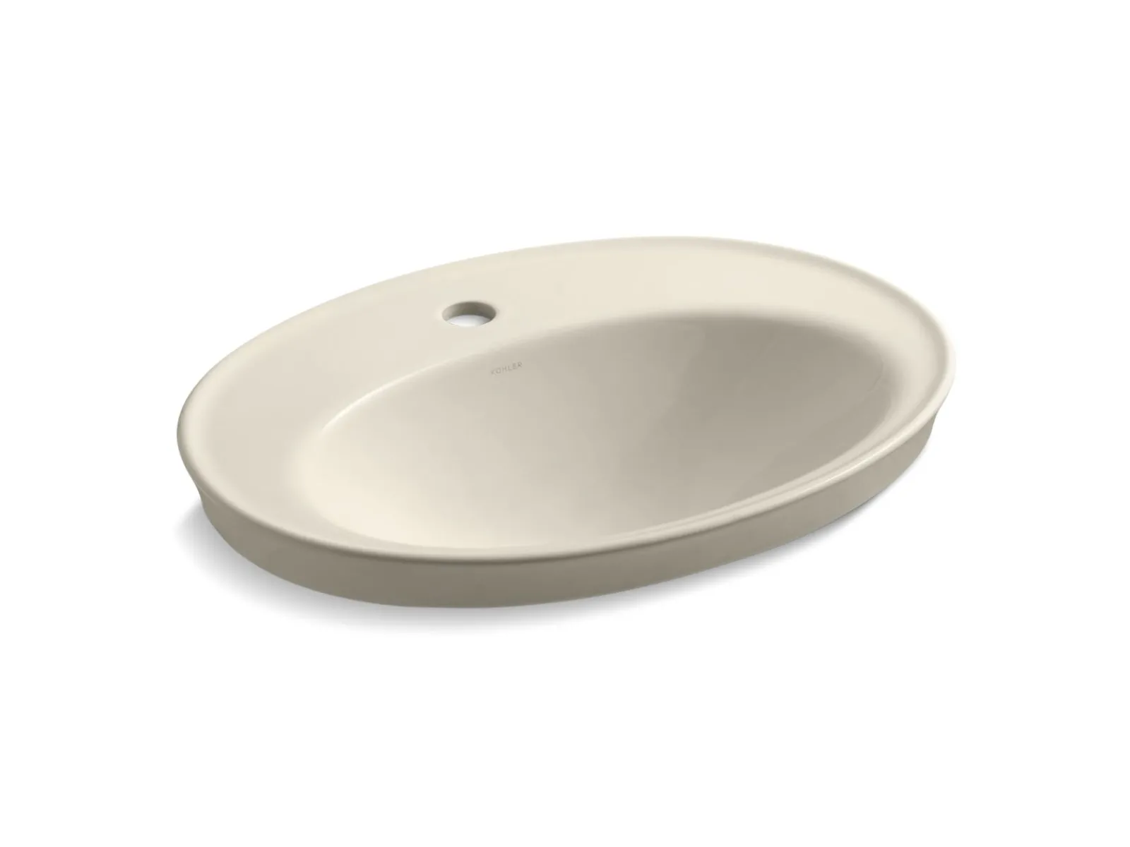 22-1/4" oval drop-in bathroom sink^Kohler Outlet