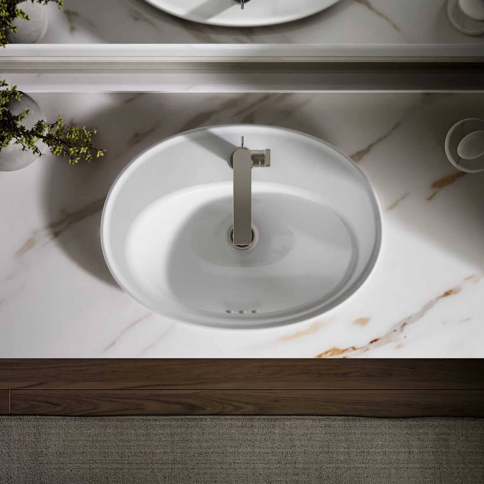 22-1/4" oval drop-in bathroom sink^Kohler Outlet