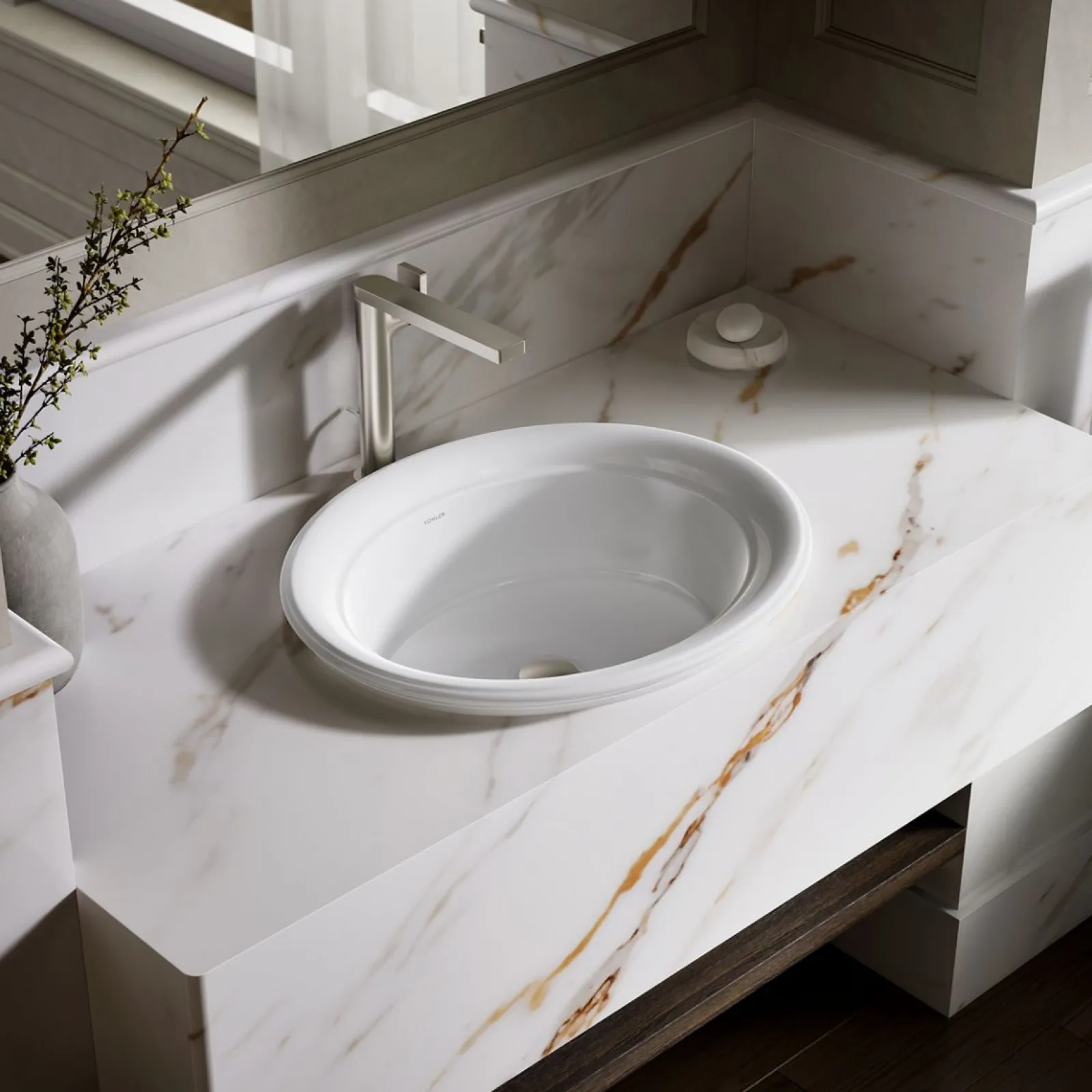 21" oval drop-in bathroom sink^Kohler Sale