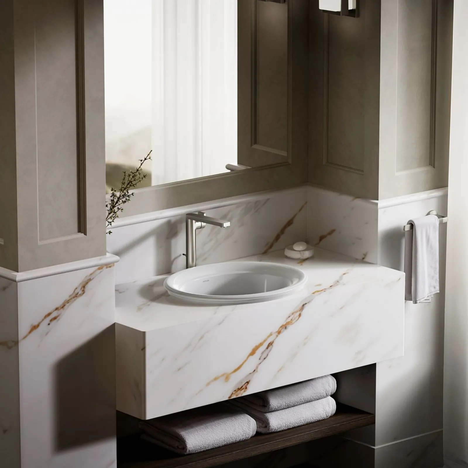 21" oval drop-in bathroom sink^Kohler Sale