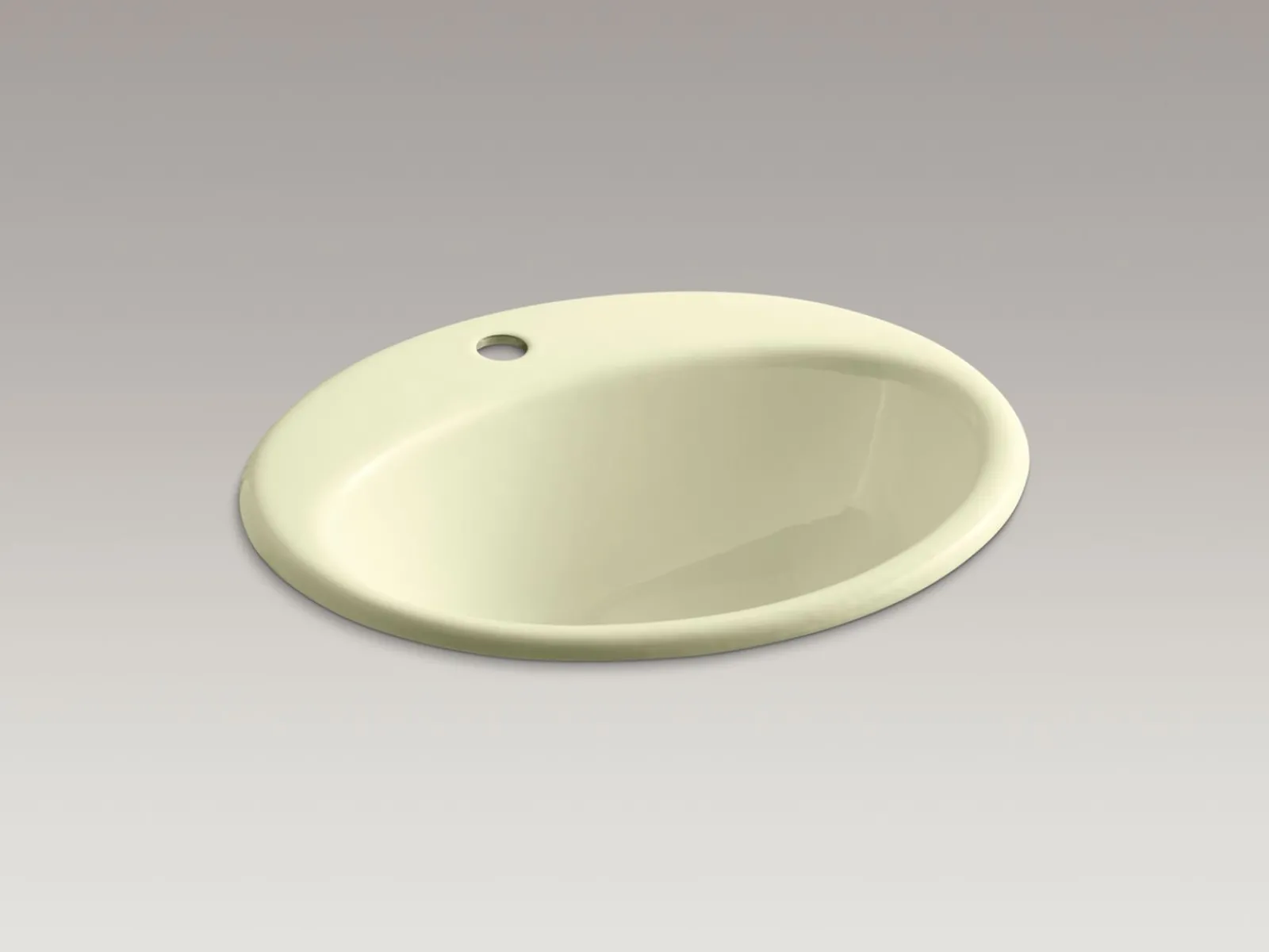 19-1/4" oval drop-in bathroom sink^Kohler Best