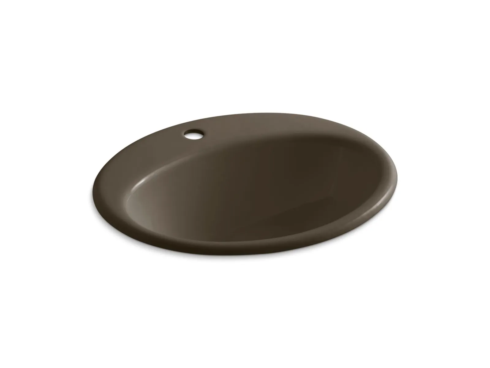 19-1/4" oval drop-in bathroom sink^Kohler Best