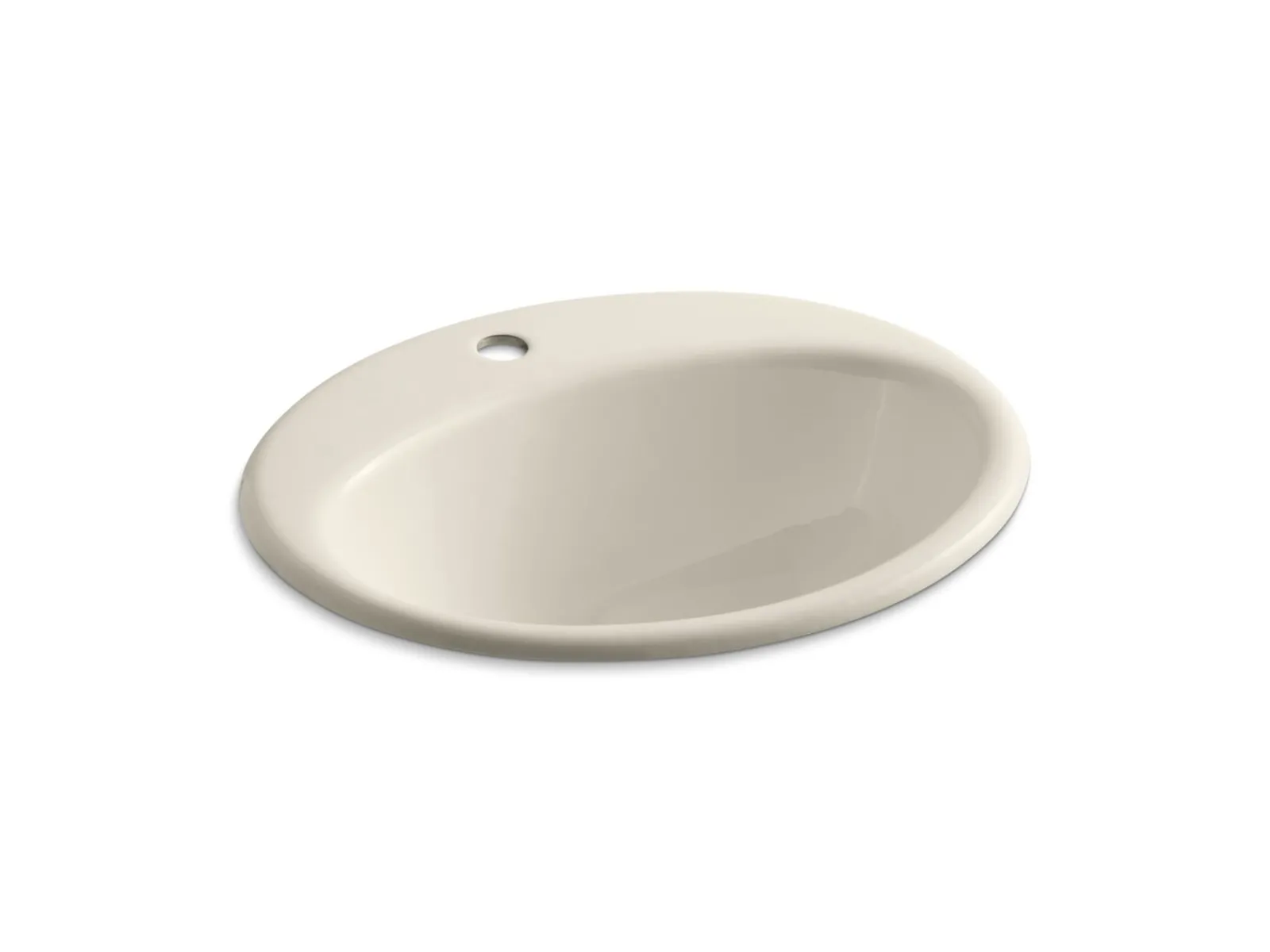 19-1/4" oval drop-in bathroom sink^Kohler Best