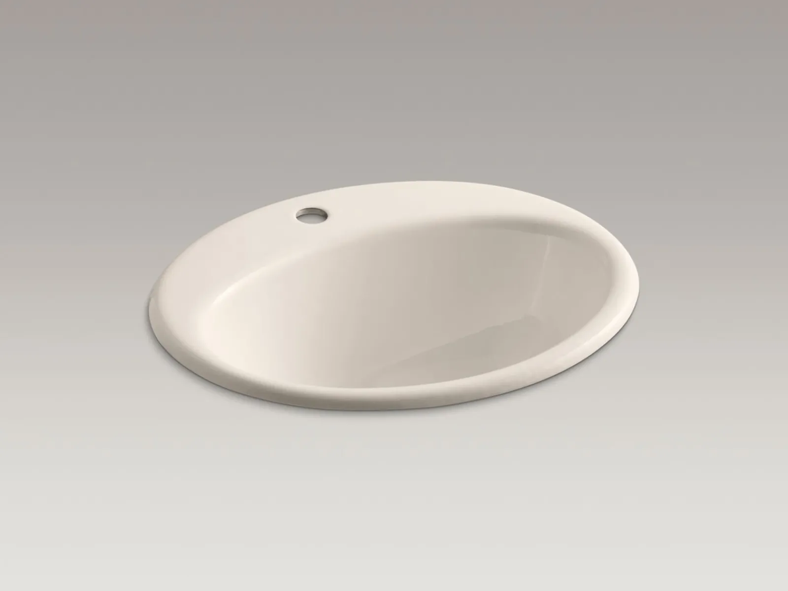 19-1/4" oval drop-in bathroom sink^Kohler Best