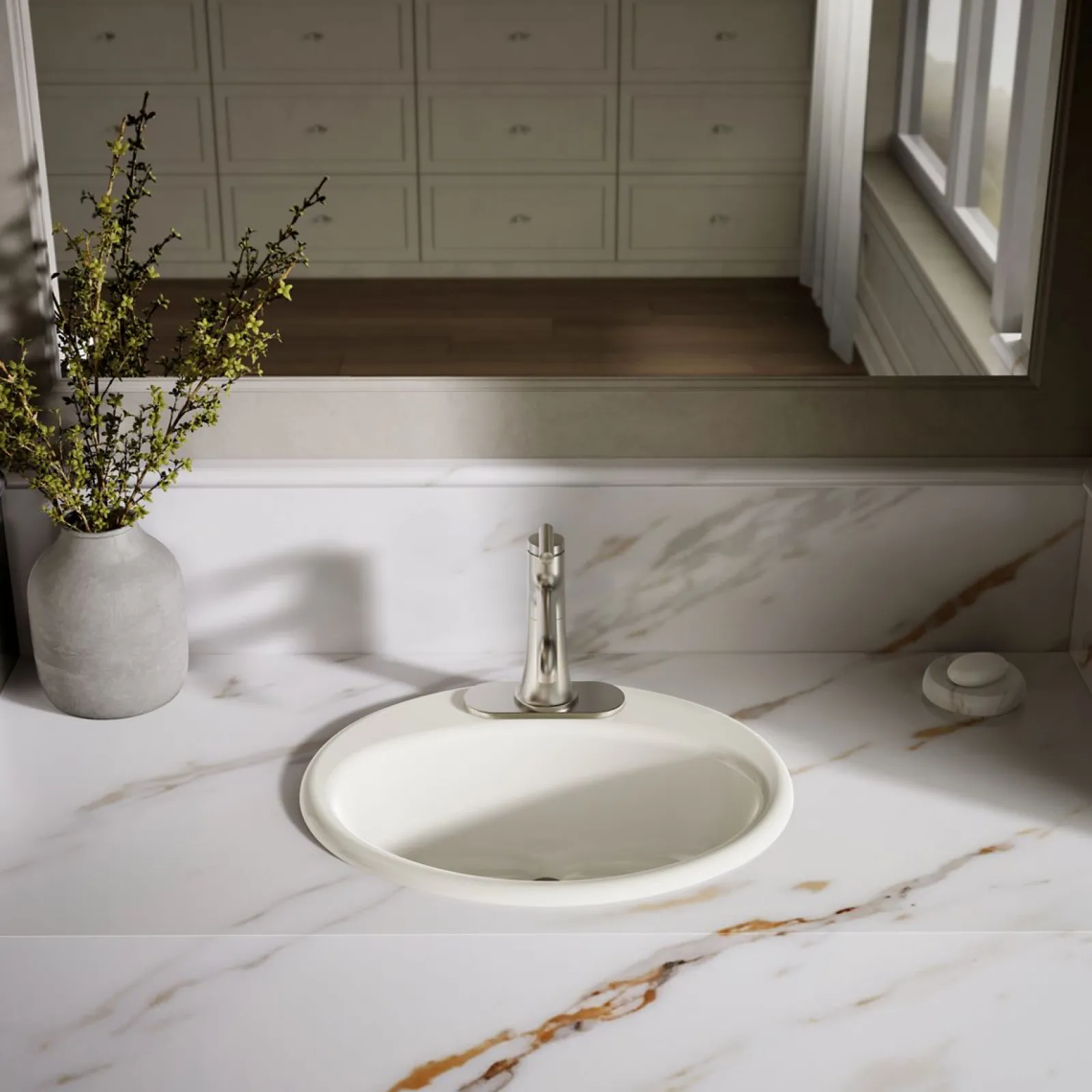 19-1/4" oval drop-in bathroom sink^Kohler Best